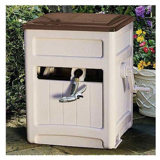 Suncast Hose Hideaway with Smart Trak Hose Guide & Bin #CPLSTB200B