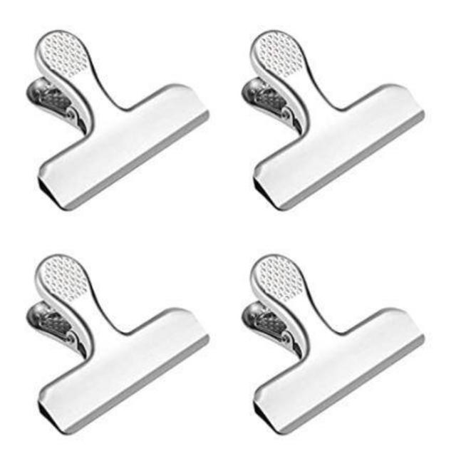 9 Pack Magnetic Large Silver Chip Clips