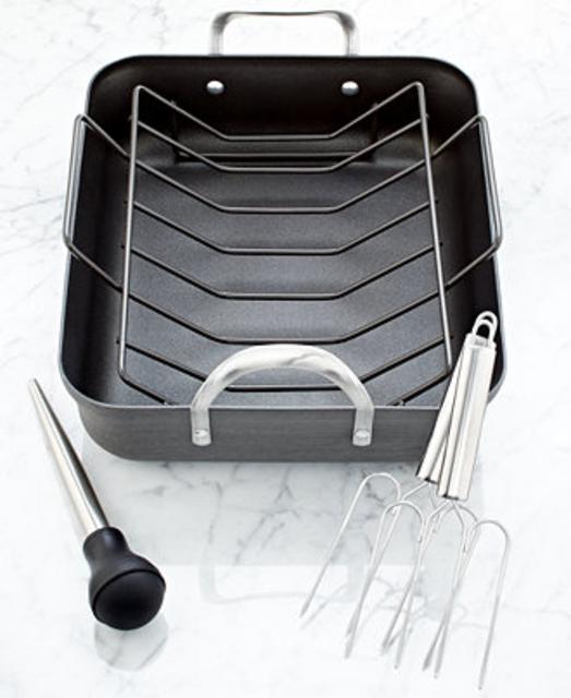 Calphalon Contemporary 16" Nonstick Roaster with Roasting Rack