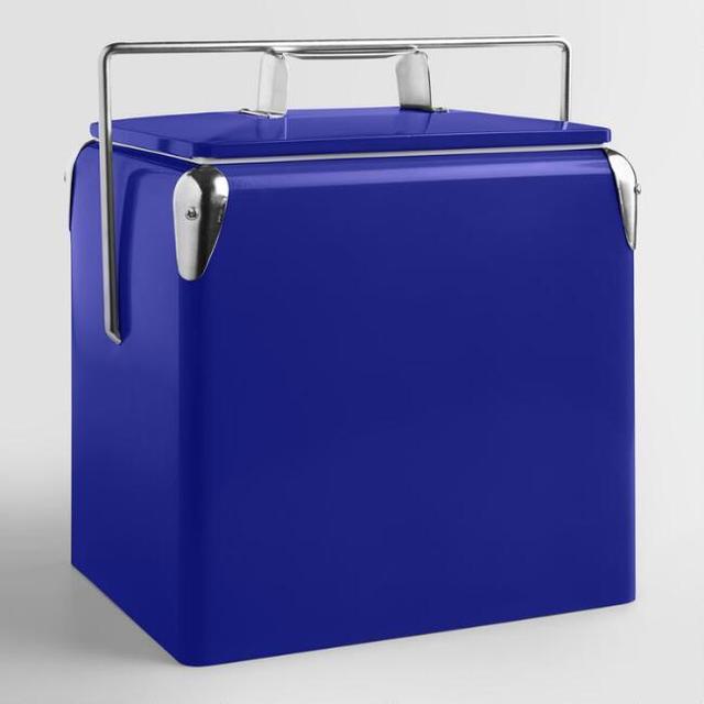 Blue Retro Drink Cooler