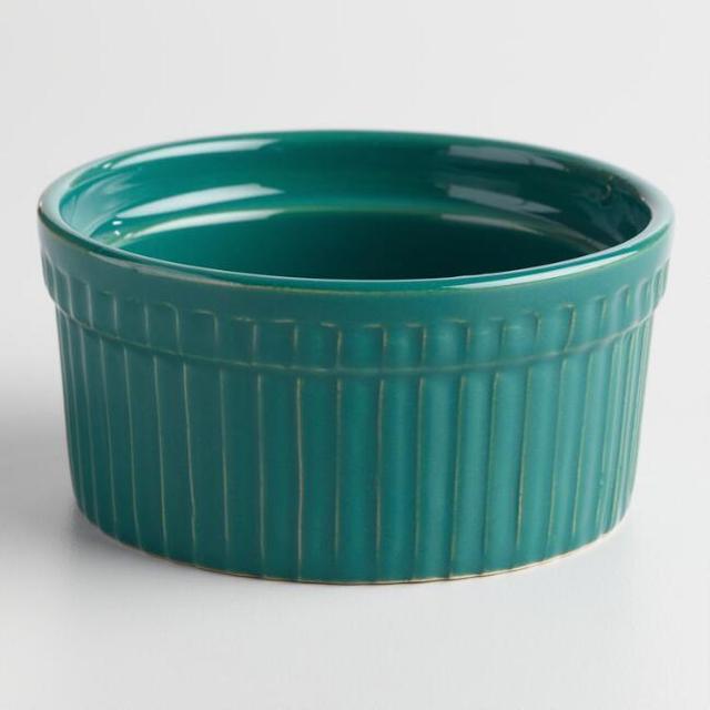 Jungle Green Ceramic Ramekins Set of 12