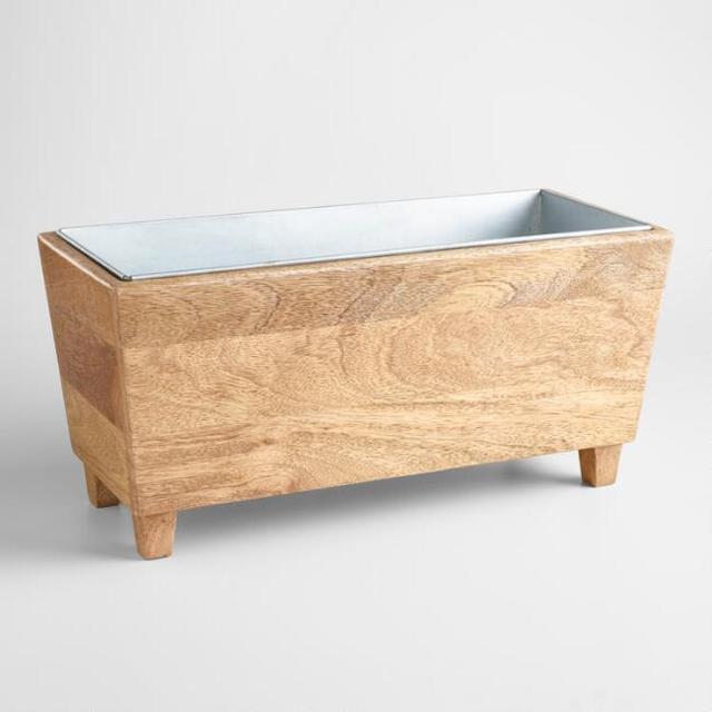 Wood Trough Wine Chiller
