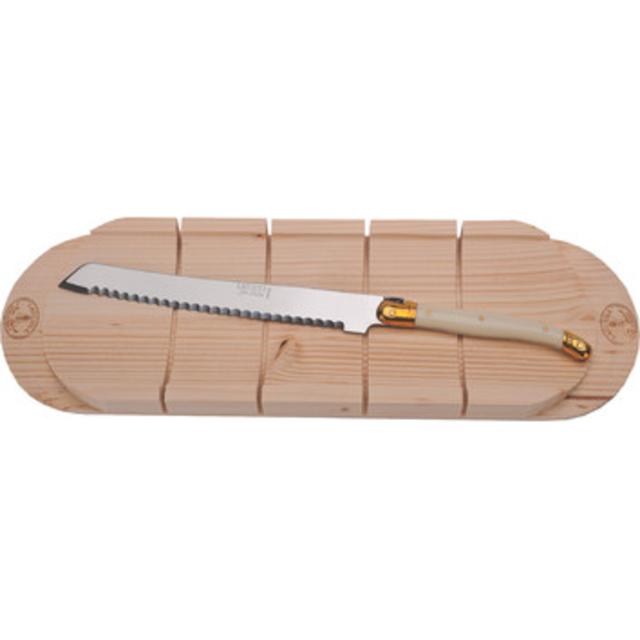 2-Piece Laguiole Bread Knife & Board Set