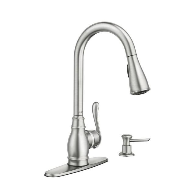 Moen Anabelle Spot Resist Stainless 1-Handle Pull-Down Kitchen Faucet
