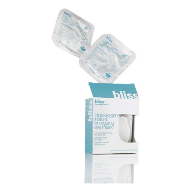 bliss triple oxygen instant energizing eye mask