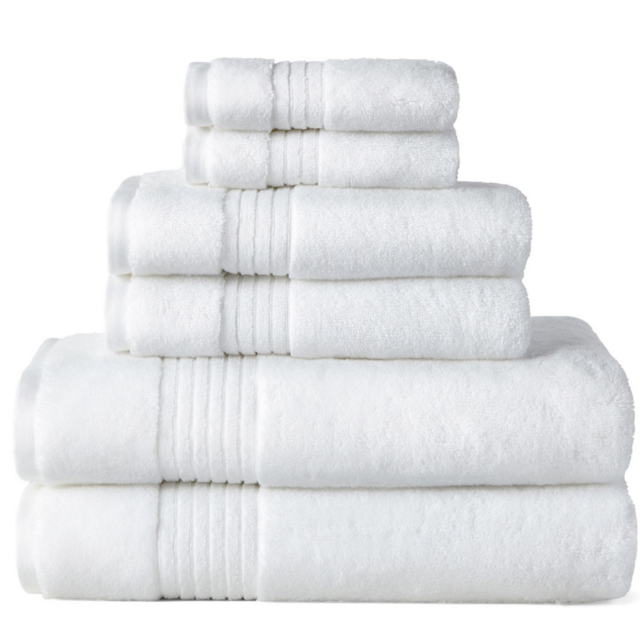 Liz Claiborne Signature Plush Bath Washcloth - WHITE