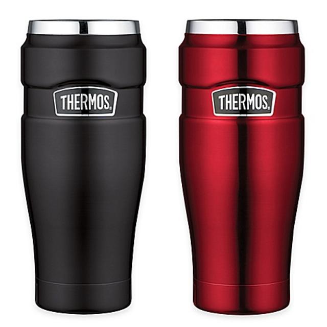 Thermos® 16 oz. Vacuum Insulated Stainless Steel Travel Tumbler in Blue