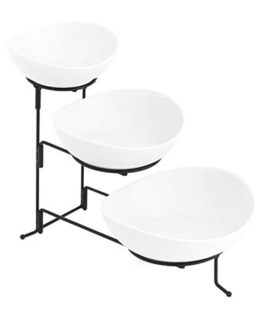 Whiteware Oval 3 Tier Server