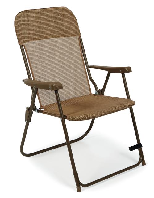 Essential Garden Outdoor Fabric Chair- Dark Brown