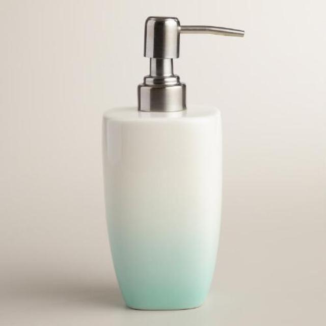 Aqua Ombre Ceramic Dispenser