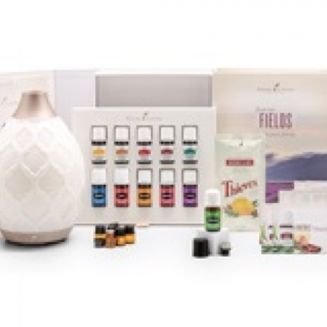 Young Living Oils Premium Starter Kit with Desert Mist Diffuser