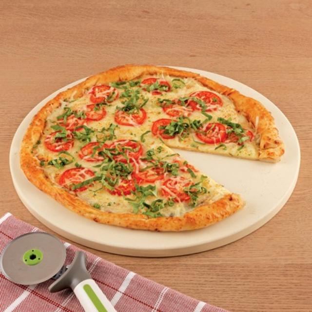 CHEFS Round Pizza Stone, 16.5 inch