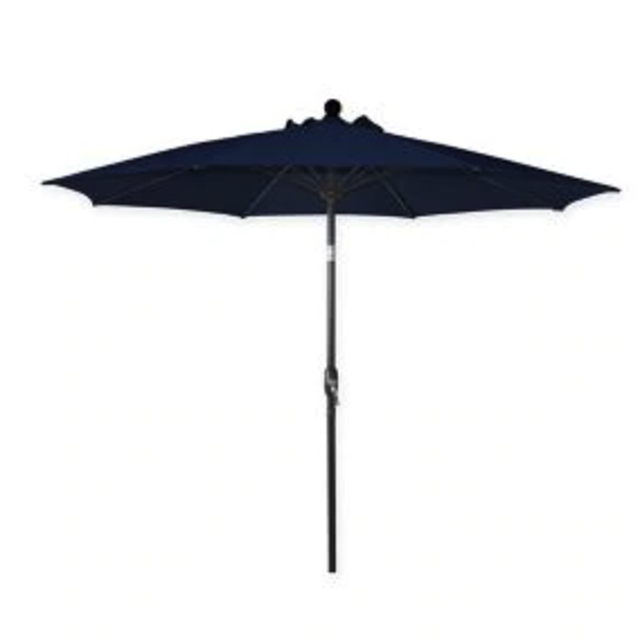 Market 9-Foot Round Umbrella in Blue