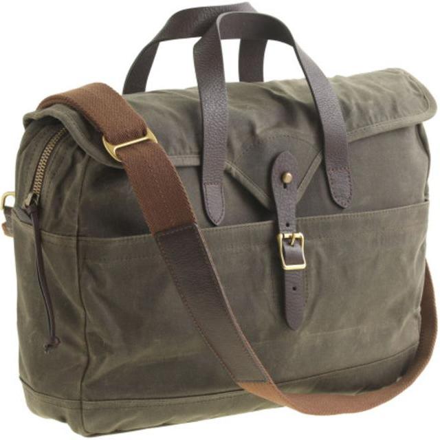 J.Crew Gray Abingdon Laptop Bag