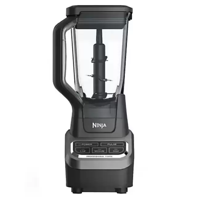 Ninja BL610 Professional 72 Oz Countertop Blender with 1000-Watt Base and Total Crushing Technology for Smoothies, Ice and Frozen Fruit, Black, 9.5 in L x 7.5 in W x 17 in H