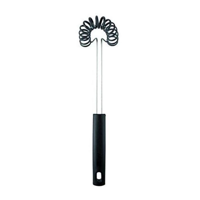 Linden Sweden Flat Nylon Whisk – Unique Angled Head Design for Superior Performance - Versatile and Heat-Resistant, Great for Home or Professional Use - BPA-Free - Dishwasher-Safe, 10 ¼”