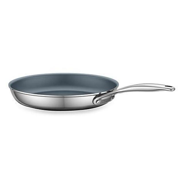 Zwilling J.A. Henckels Energy 12-Inch Ceramic-Coated Stainless Steel Open Fry Pan