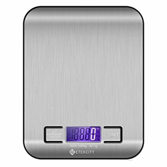 Etekcity Digital Food Kitchen Scale, Stainless Steel