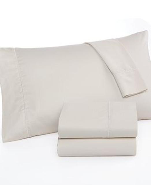 King Flat Sheet Ivory