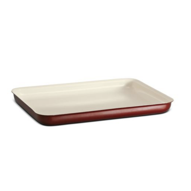 16 x 11 in Ceramic Baking Tray - Metallic Copper