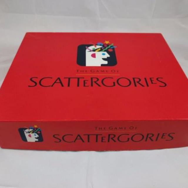 The Game Of Scattergories Milton Bradley
