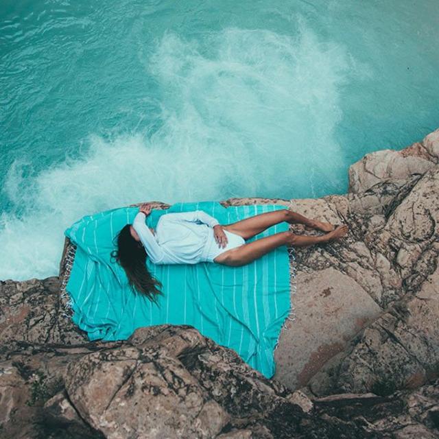 Seafoam XL towel