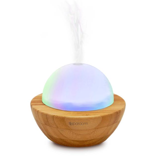 SpaRoom® Bamboo Ultrasonic AromaGlobe Aromatherapy Diffuser