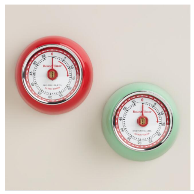 Retro Magnetic-Timer, Set of 2