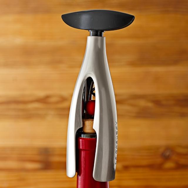 Le Creuset Table Wine Opener, Antique Chrome