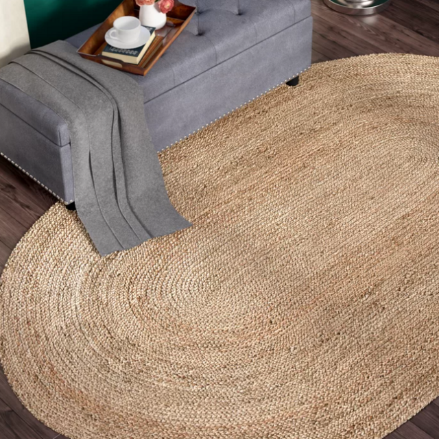 Arria Handmade Flatweave Jute/Sisal Area Rug in Natural