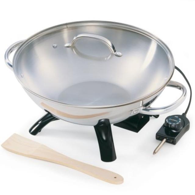Presto 5900 1500-Watt Stainless-Steel Electric Wok