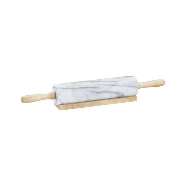 French Kitchen Marble Rolling Pin with Stand