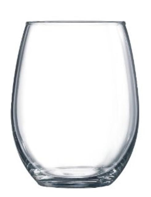Arc International Luminarc Cachet/Perfection Stemless Wine Glass, 15-Ounce, Set of 6
