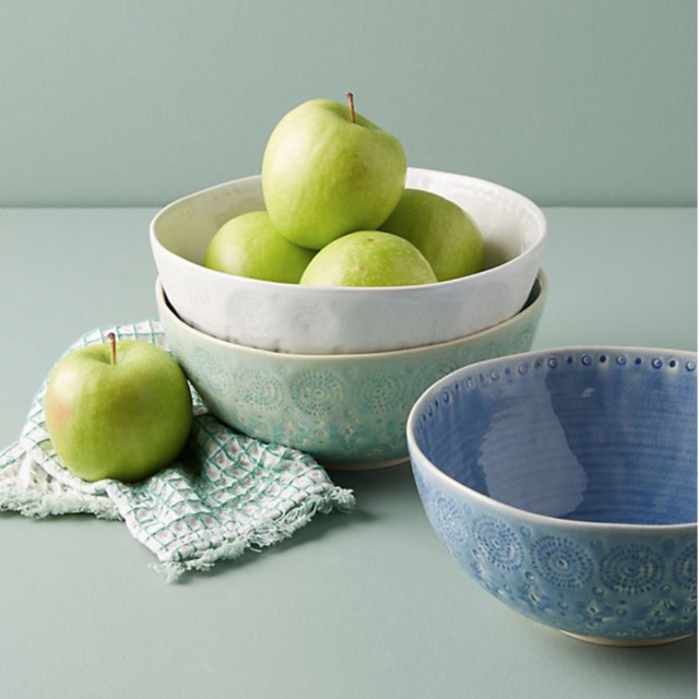 Old Havana Large Serving Bowl in Mint