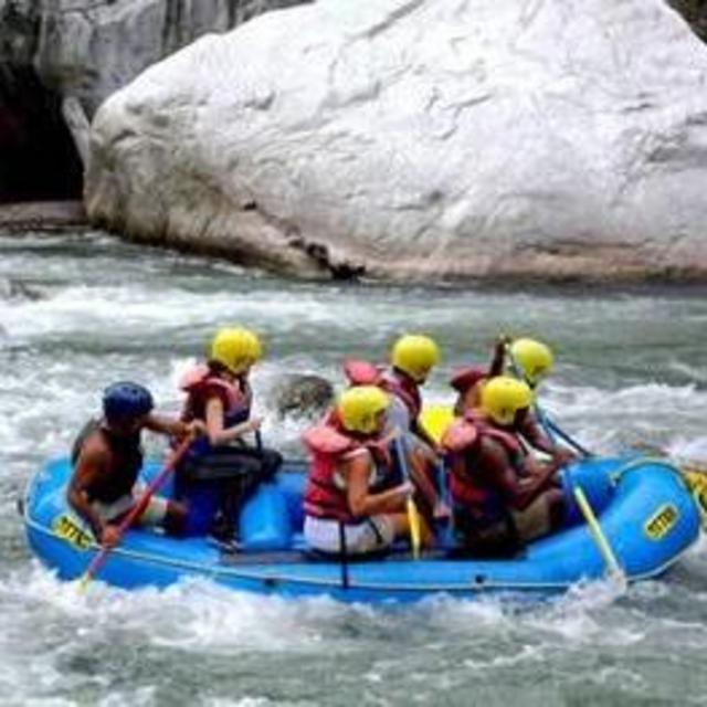 Whitewater Rafting on our Honeymoon