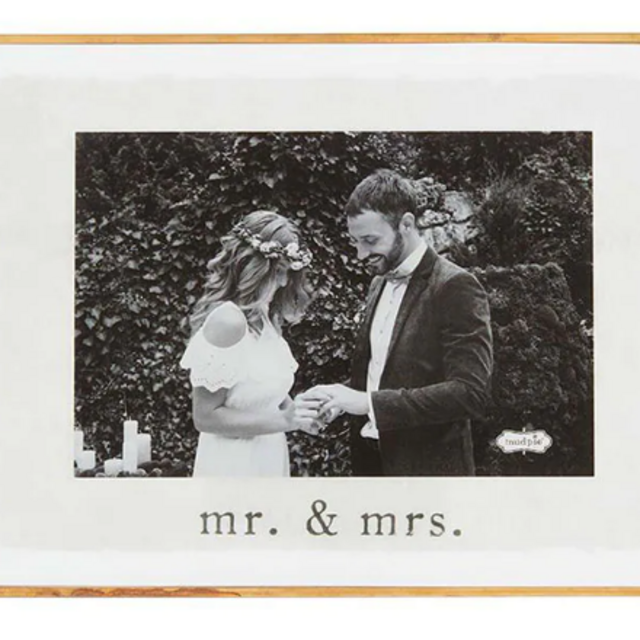Mud Pie® Mr. & Mrs. Picture Frame at Von Maur
