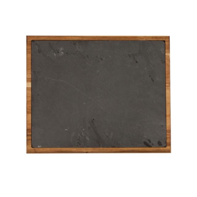 Large Wood Bound Slate Board
