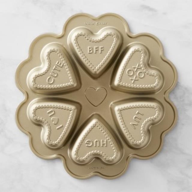 Nordic Ware Conversation Heart Cakelet Pan