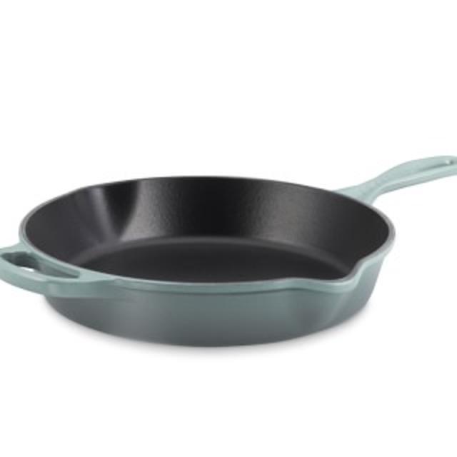 Le Creuset Signature Cast-Iron Deep Skillet, 10", Ocean