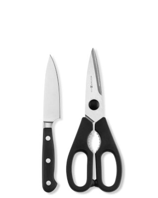 Wüsthof Classic 2-Piece Utility Knife Set, Wide Paring & Shear, 4"