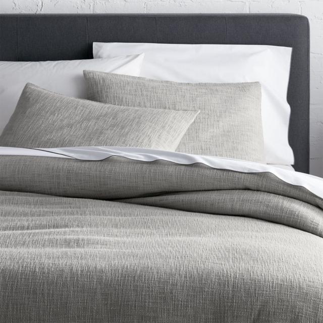 Lindstrom Grey Full/Queen Duvet Cover