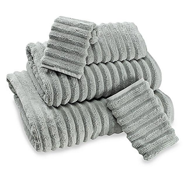 Turkish Ribbed Hand Towel in Sage
