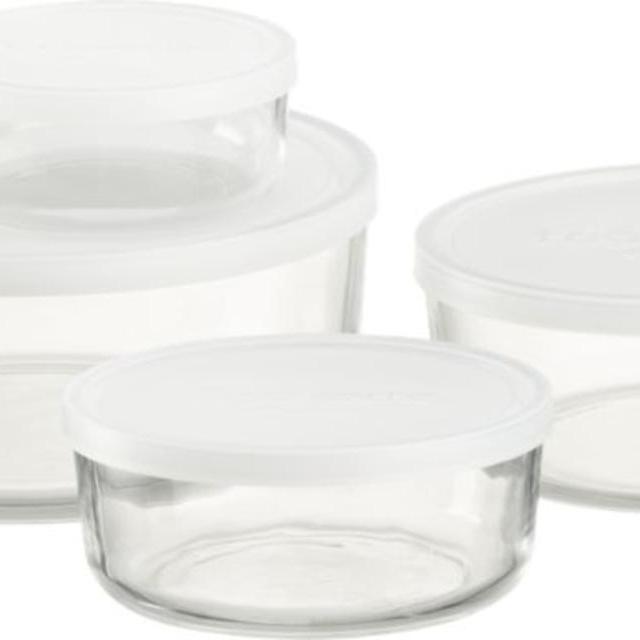 4-Piece Round Storage Bowl Set