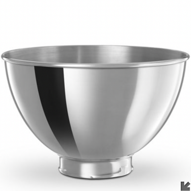 3 Quart Polished Stainless Steel Kitchenaid Bowl