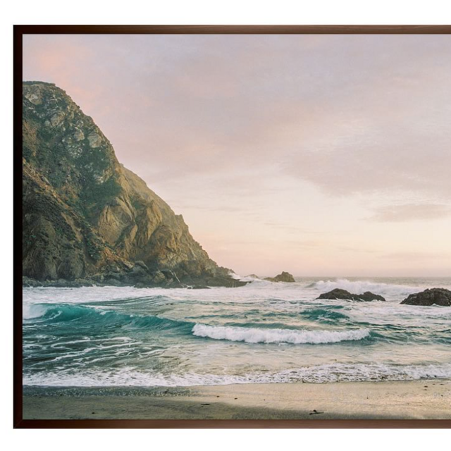 Big Sur Justine Milton 28X42 Wood Gallery Espresso Mat