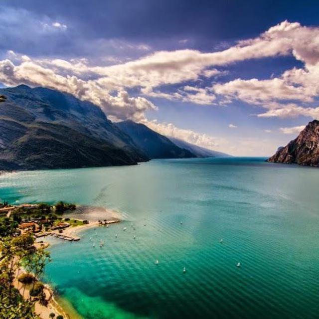 Lunch on the Shore of Lake Garda