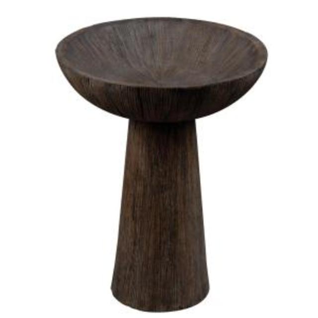 Driftwood Finish Forest Birdbath