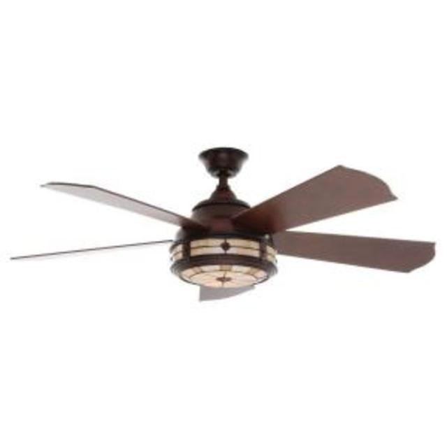 Savona 52 in. Weathered Bronze Ceiling Fan