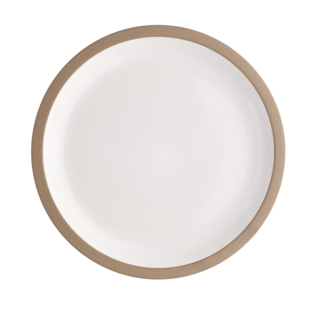 Heath Rim Serving Platter - Opaque White