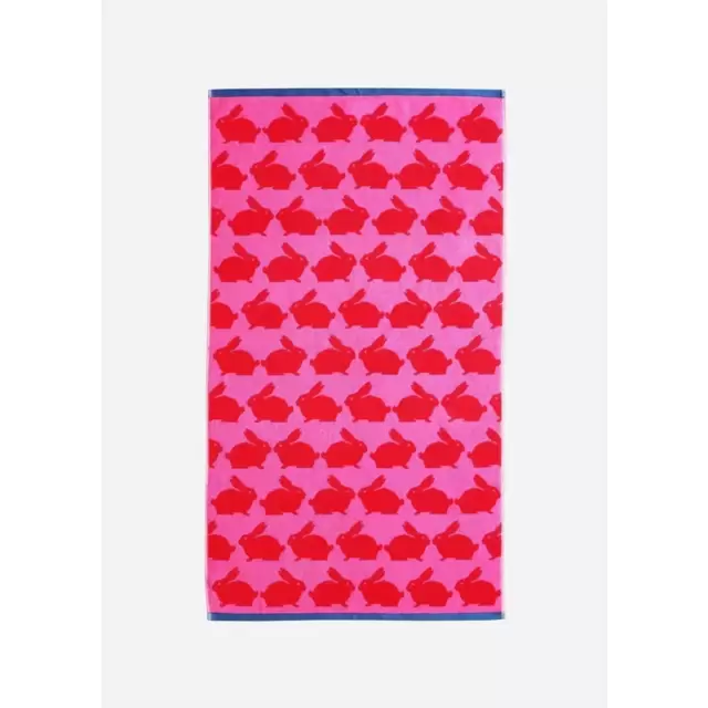Anorak Kissing Rabbits Organic Cotton Hand Towel